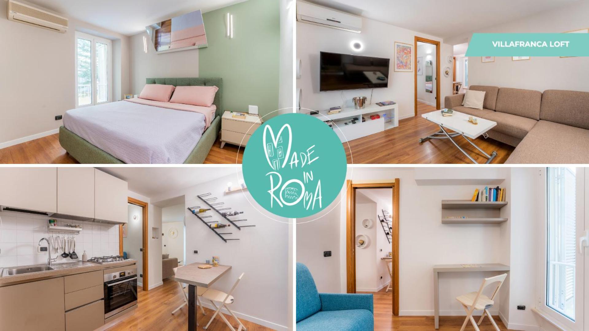 Villafranca Loft, Modern Studio Nearby The Station Roma Eksteriør bilde